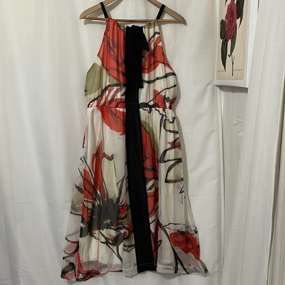 Jonathan Martin 100% Silk Halter Maxi Dress a208 - Picture 5 of 5